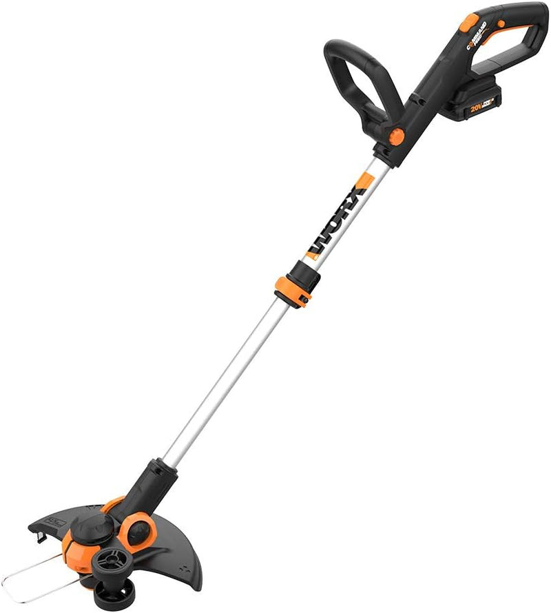 Worx Cordless GT3.0 String Trimmer & Edger - 20V PowerShare, 12" Cutting Width, Includes 2 Batteries & Charger!