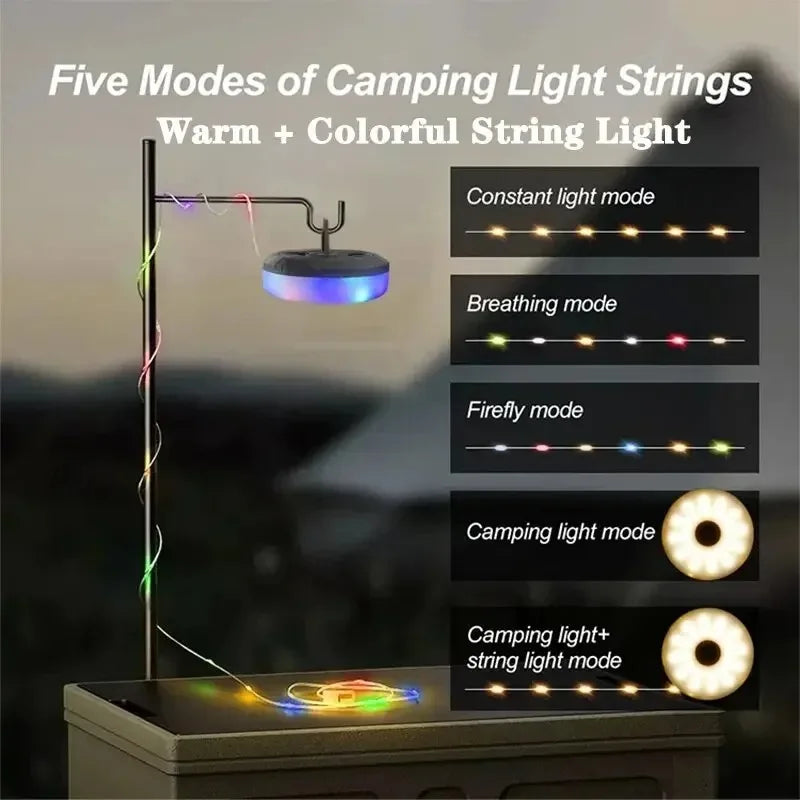 7M Retractable Camping Light