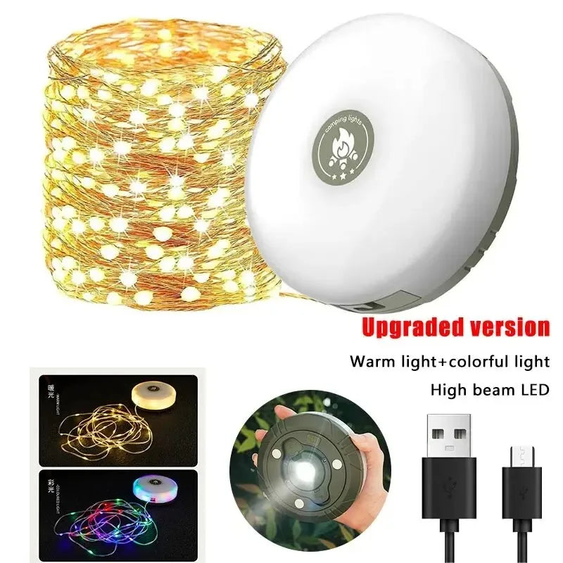 7M Retractable Camping Light