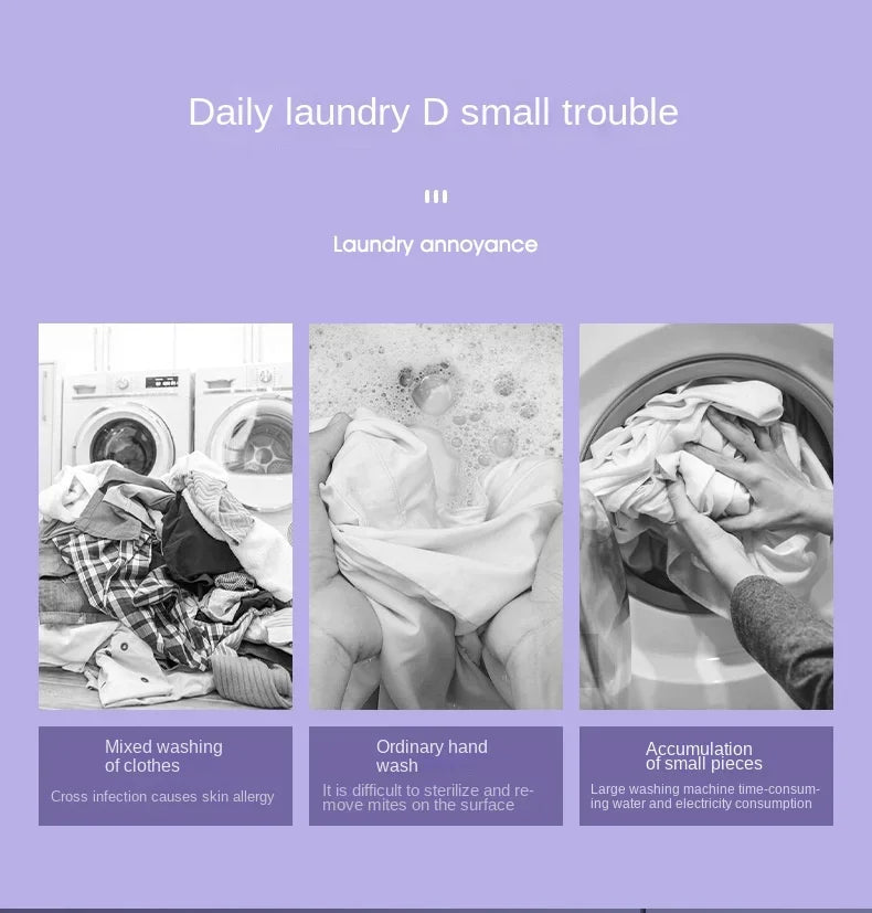 8L Portable Folding Washing Machine