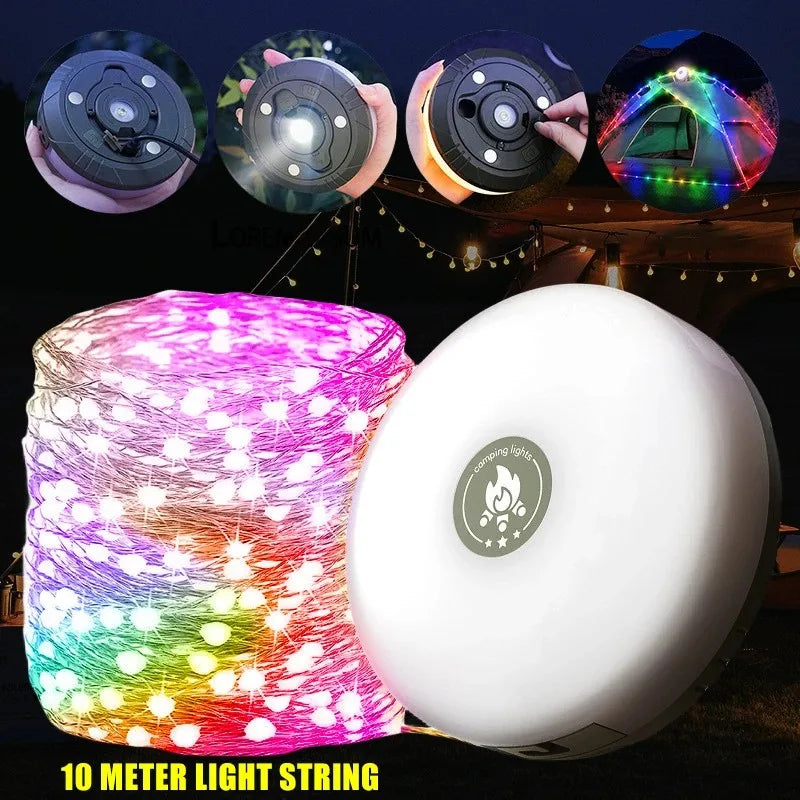 7M Retractable Camping Light