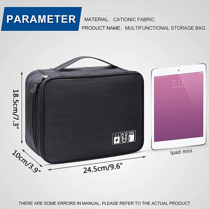 Portable Bag Waterproof Cable Organizer