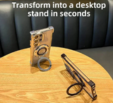Electroplated Magnetic Stand Protective Case