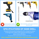 Woodworking Square Hole Drill Bits Adapter Bracket