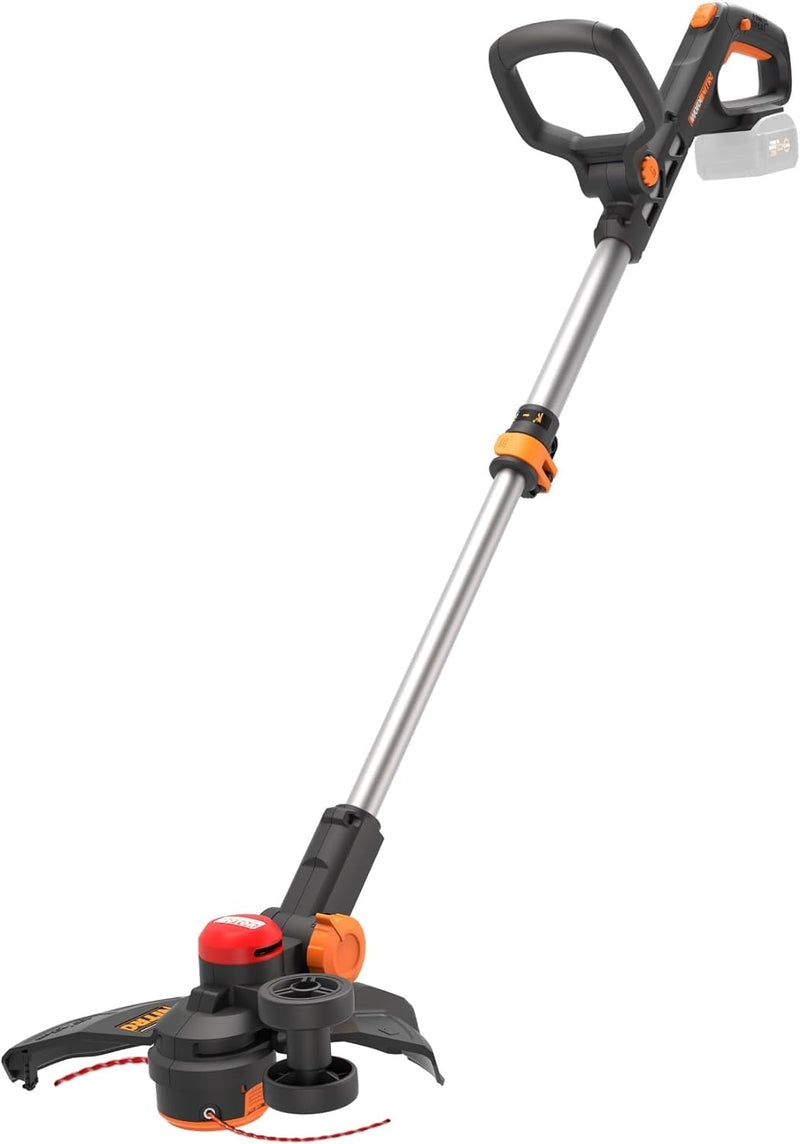 Worx Cordless GT3.0 String Trimmer & Edger - 20V PowerShare, 12" Cutting Width, Includes 2 Batteries & Charger!